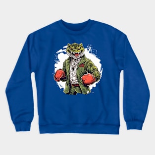 boxer crocodile Crewneck Sweatshirt